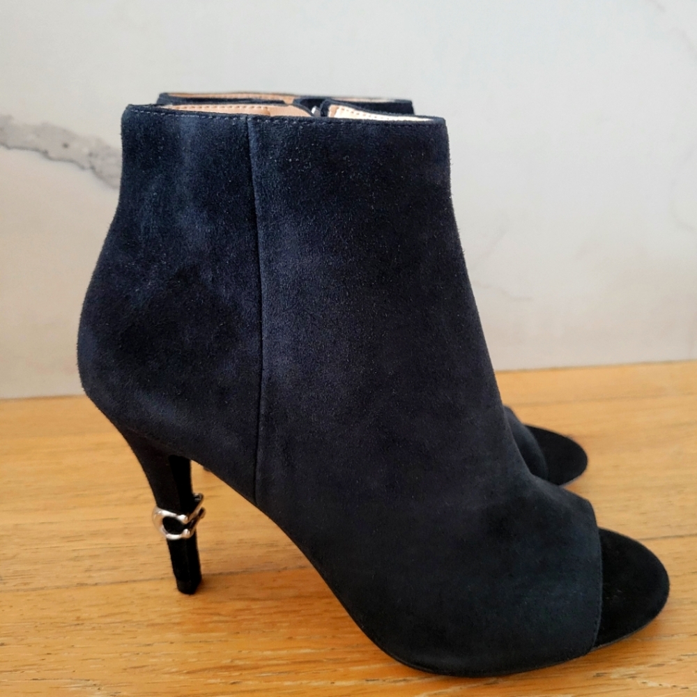 Coach Suede Black Bootie Size 6.
